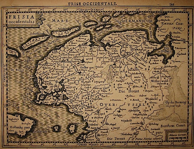 Mercator Gerard - Hondius Jodocus Frisia occidentalis 1630 Amsterdam 